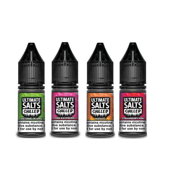 10MG Ultimate Puff Salts Chilled 10ML Flavoured Nic Salts (50VG/50PG) | Ultimate Puff | Hall of Vape |  | Vaping Products