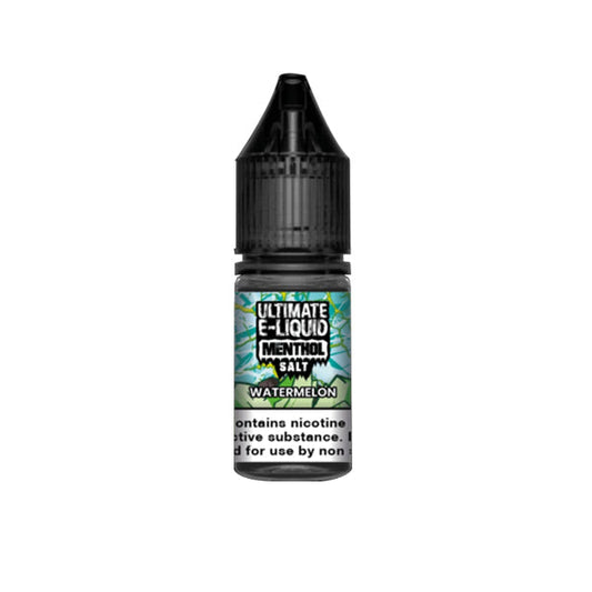 10mg Ultimate E-liquid Menthol Nic Salts 10ml (50VG/50PG) | Ultimate E-liquid | Hall of Vape |  | Vaping Products