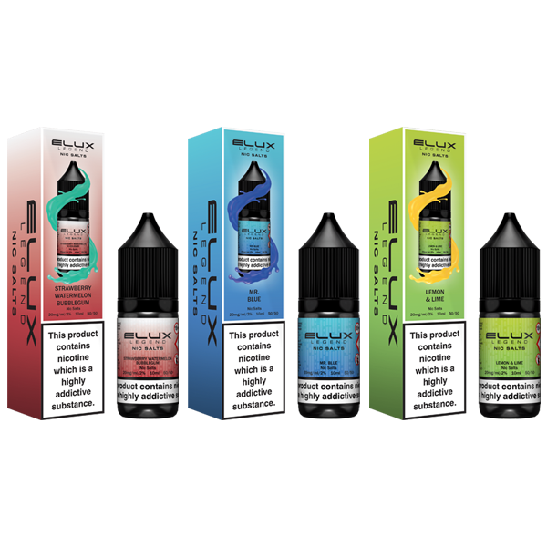 10mg Elux Legend 10ml Nic Salts (50VG/50PG) | Elux | Hall of Vape |  | Vaping Products