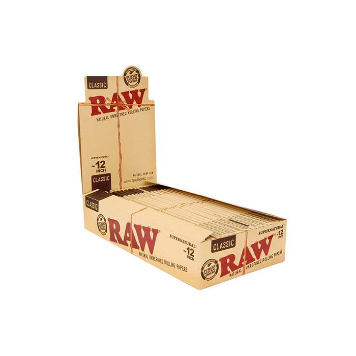 20 Raw Classic Supernatural 12 Inch Rolling Papers | Raw | Hall of Vape |  | Smoking Products