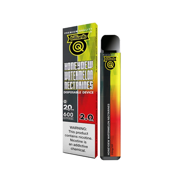 EXPIRED:: 20mg Billiards Q Tricks Shot Disposable Vape Device 600 Puffs | Billiards | Hall of Vape |  | Vaping Products