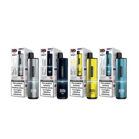 20mg I VG Air 4 in 1 Disposable Rechargeable Pod Vape Kit 2400 Puffs | I VG | Hall of Vape |  | Vaping Products