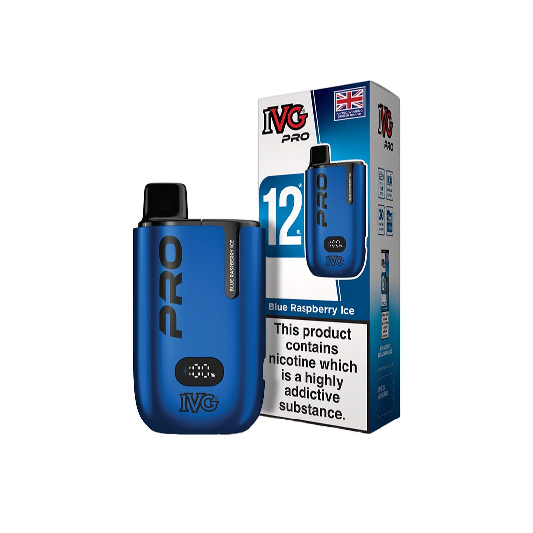 20mg I VG Pro 12 Prefilled Pod Vape Kit 10000 Puffs | I VG | Hall of Vape |  | Vaping Products