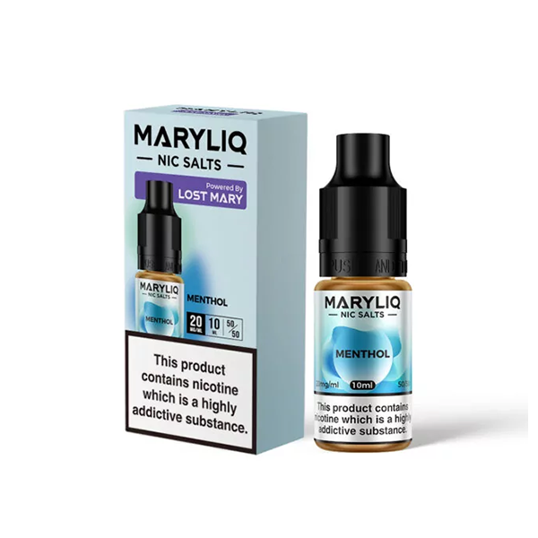 20mg MARYLIQ Nic Salt By Lost Mary 10ml (50VG/50PG) | Lost Mary | Hall of Vape |  | Vaping Products