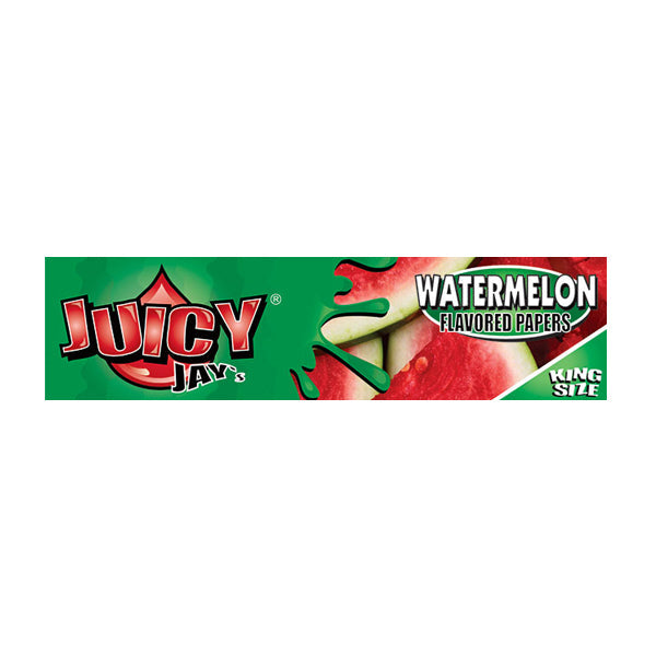 24 Juicy Jay King Size Flavoured Slim Rolling Paper - Full Box | Juicy Jay | Hall of Vape |  | Smoking Products