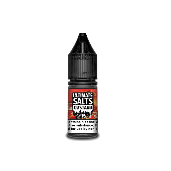 10MG Ultimate Puff Salts Custard 10ML Flavoured Nic Salts | Ultimate Puff | Hall of Vape |  | Vaping Products