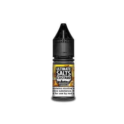 10MG Ultimate Puff Salts Custard 10ML Flavoured Nic Salts | Ultimate Puff | Hall of Vape |  | Vaping Products