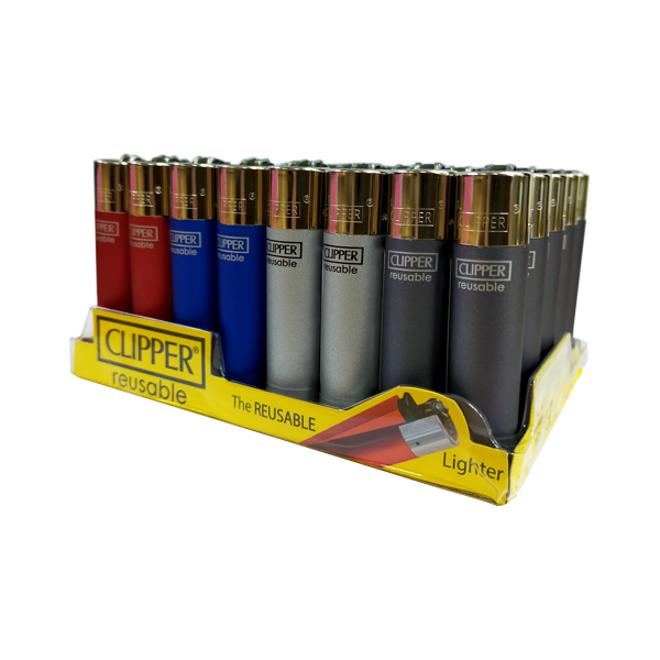 40 Clipper CP11RH Classic Large Flint Metallic 3 Lighters - CL2C221UKH | Clipper | Hall of Vape |  | Smoking Products