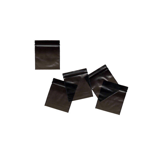 Zipper Branded 40mm x 40mm Black Bags | Zipper | Hall of Vape |  | Smoking Products