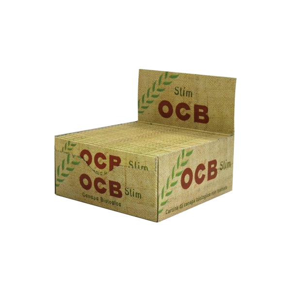 50 OCB Organic Hemp King Size Slim Papers | OCB | Hall of Vape |  | Smoking Products