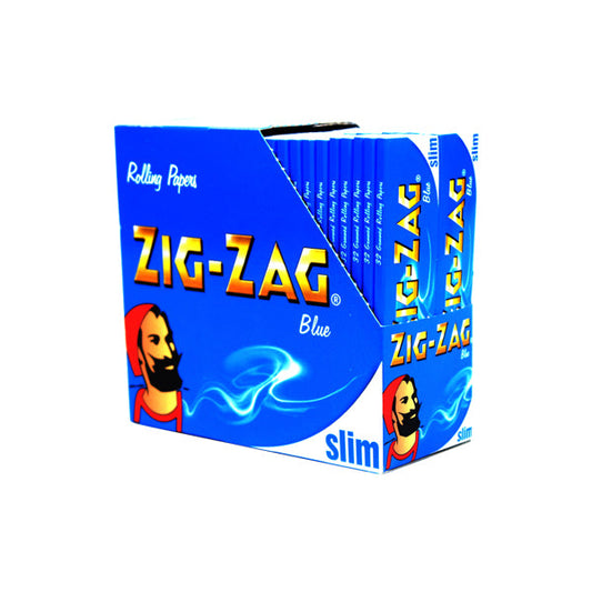 50 Zig-Zag Blue Slim King Size Rolling Papers | Zig-Zag | Hall of Vape |  | Smoking Products