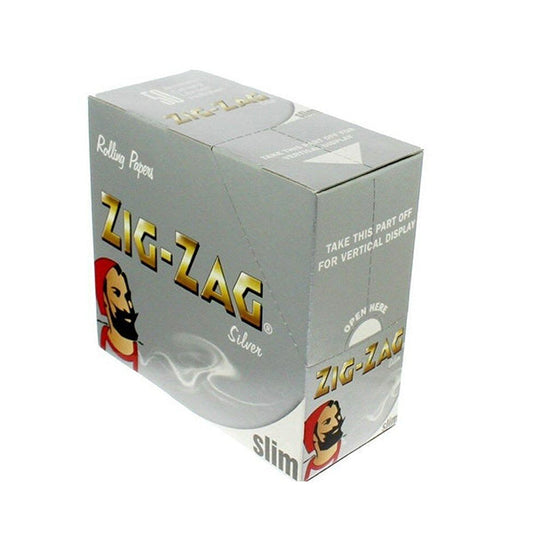 50 Zig-Zag Silver King Size Slim Rolling Papers | Zig-Zag | Hall of Vape |  | Smoking Products