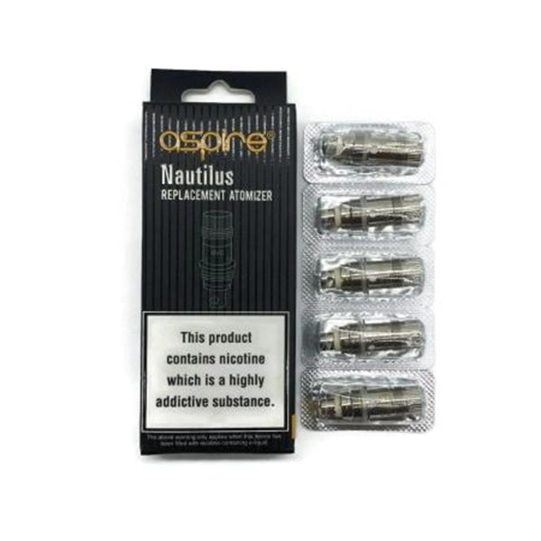 Aspire Nautilus BVC 0.7 / 1.6 / 1.8 Ohm Coil | Aspire | Hall of Vape |  | Vaping Products