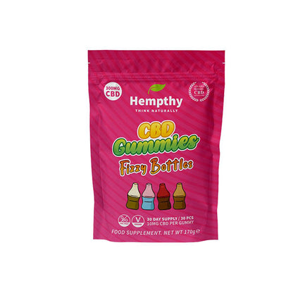 Hempthy 300mg CBD Gummies 30 Ct Pouch