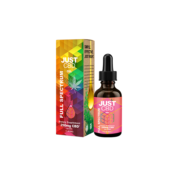 Just CBD 250mg Full Spectrum Tincture - 30ml | Just CBD | Hall of Vape |  | CBD Products