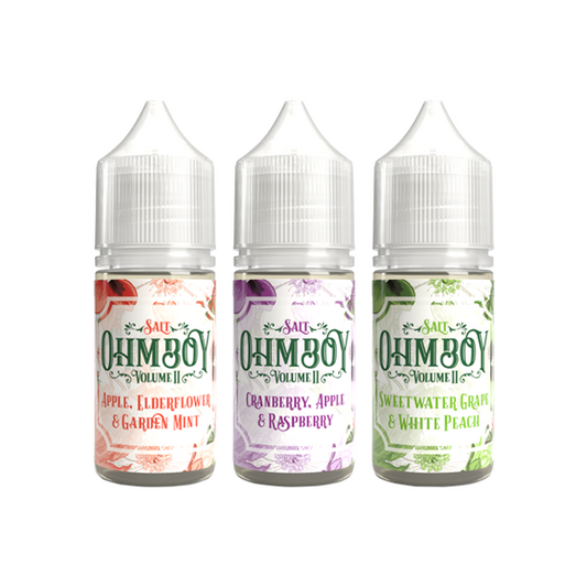 5mg Ohm Boy Volume II 10ml Nic Salt (50VG/50PG) | Ohm Boy | Hall of Vape |  | Vaping Products