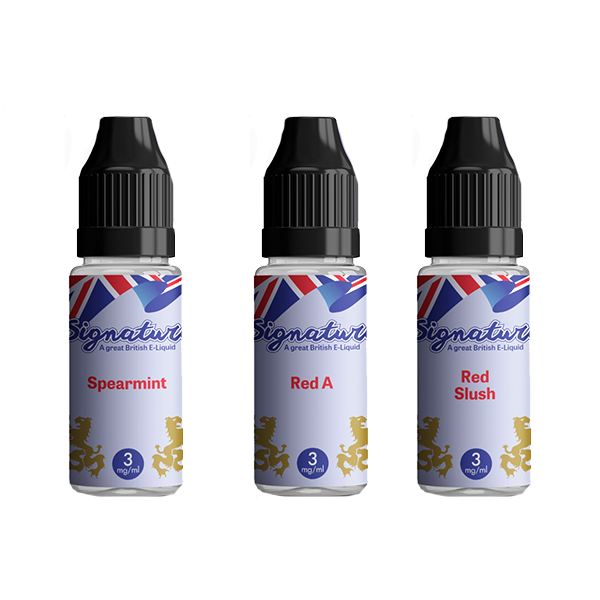 18mg Signature Vapours TPD 10ml E-Liquid (50VG/50PG)