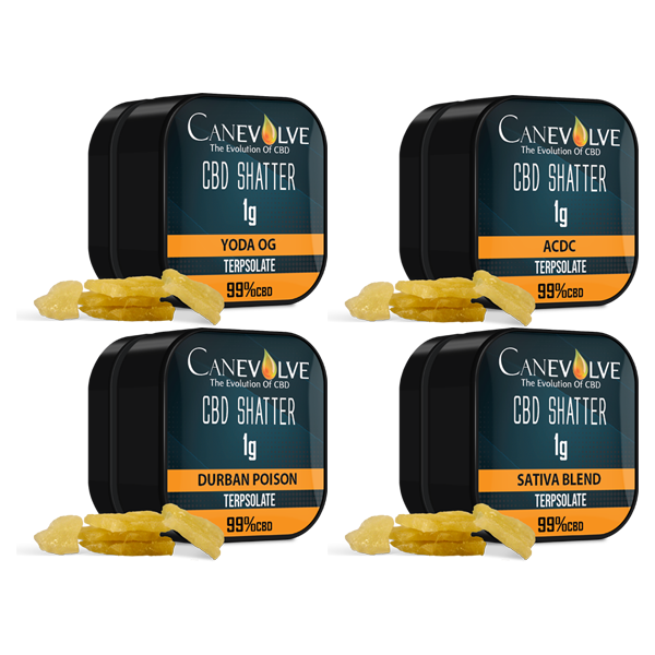 Canevolve 99% CBD Shatter - 1g | Canevolve | Hall of Vape |  | CBD Products