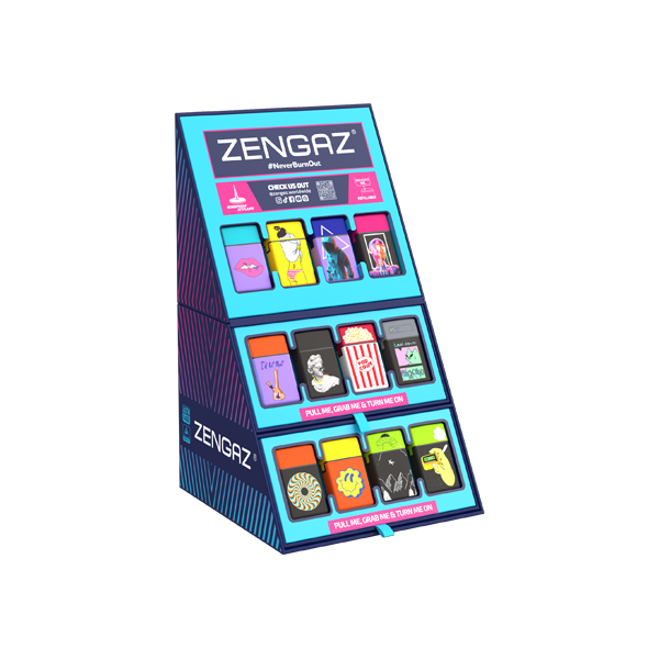 Zengaz Cube ZL-30 (30EU) Jet Lighters CDU Bundle + 48 Units Set | Zengaz | Hall of Vape |  | Smoking Products