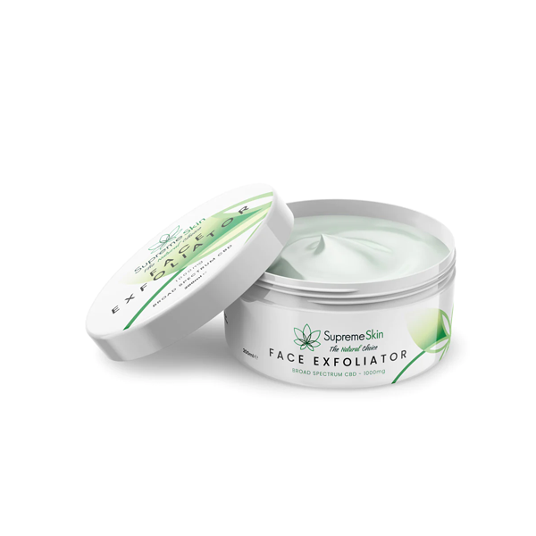 Supreme CBD 1000mg CBD Face Exfoliator - 200ml | Supreme CBD | Hall of Vape |  | CBD Products