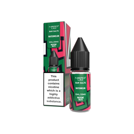 20mg Nerd Liq Bar Salts 10ml Nic Salts (50VG/50PG) | Nerd Liq | Hall of Vape |  | Vaping Products