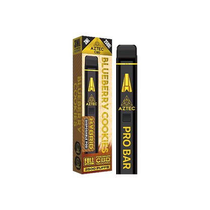 Aztec CBD 1800mg Pro Bar CBD Disposable Vape Device 2500 Puffs | Aztec CBD | Hall of Vape |  | CBD Products