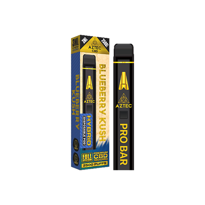 Aztec CBD 1800mg Pro Bar CBD Disposable Vape Device 2500 Puffs | Aztec CBD | Hall of Vape |  | CBD Products