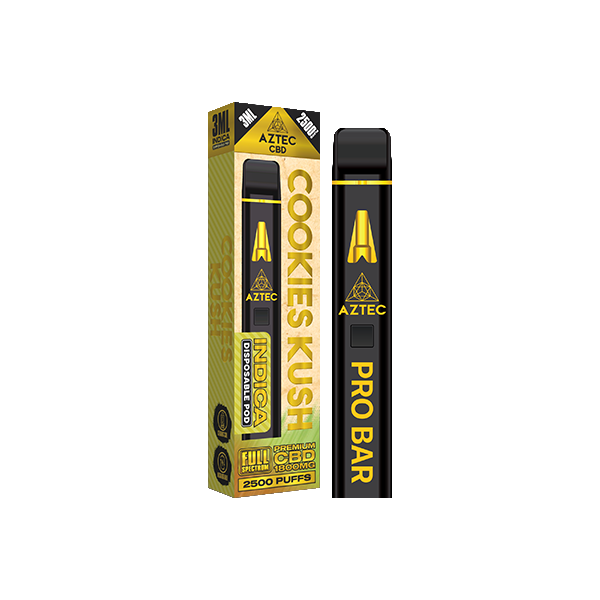 Aztec CBD 1800mg Pro Bar CBD Disposable Vape Device 2500 Puffs | Aztec CBD | Hall of Vape |  | CBD Products