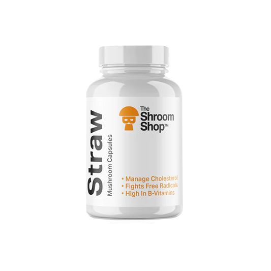 The Shroom Shop Straw Mushroom 45000mg Capsules - 90 Caps | The Shroom Shop | Hall of Vape |  | CBD Products