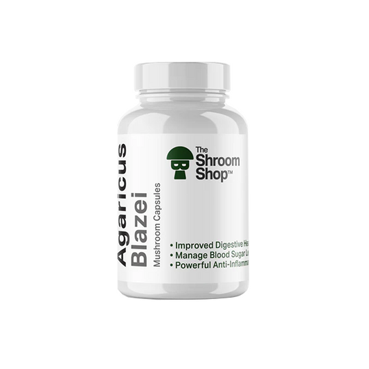 The Shroom Shop Agaricus Blazei 45000mg Capsules - 90 Caps | The Shroom Shop | Hall of Vape |  | CBD Products