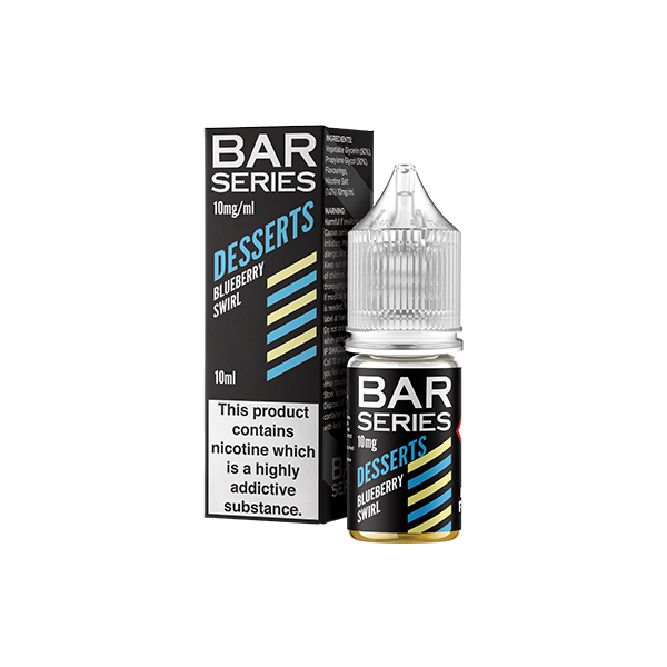 10mg Bar Series Desserts 10ml Nic Salts (50VG/50PG) | Bar Series | Hall of Vape |  | Vaping Products