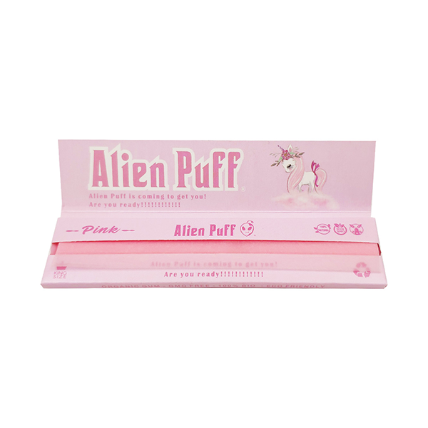 Alien Puff Pink King Size Papers 20 Booklets (HP2103) | Alien Puff | Hall of Vape |  | Smoking Products