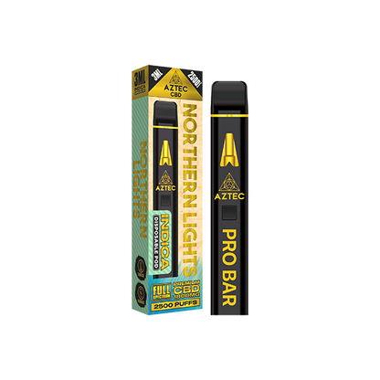 Aztec CBD 1800mg Pro Bar CBD Disposable Vape Device 2500 Puffs | Aztec CBD | Hall of Vape |  | CBD Products