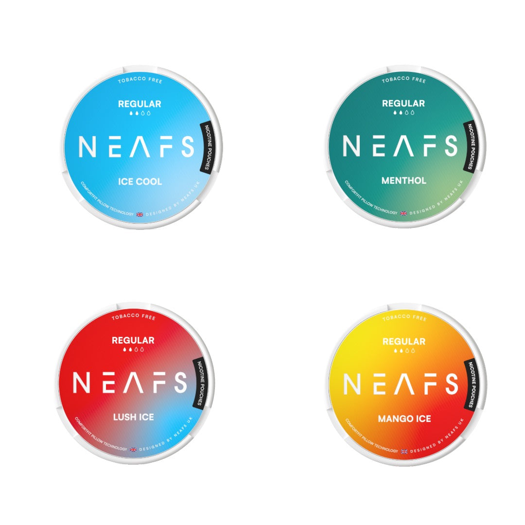 8mg NEAFS Regular Nicotine Pouches - 20 Pouches | NEAFS | Hall of Vape |  | Fulfilment