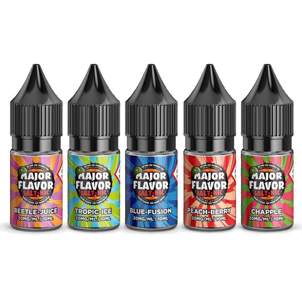 10mg Major Flavor Nic Salts 10ml (60VG/40PG) | Major Flavor | Hall of Vape |  | Vaping Products