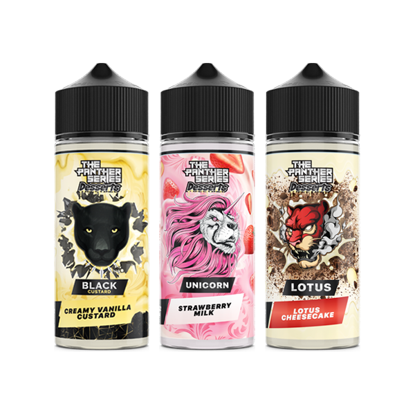 The Panther Series Desserts By Dr Vapes 100ml Shortfill 0mg (78VG/22PG) | Dr. Vapes | Hall of Vape |  | Vaping Products