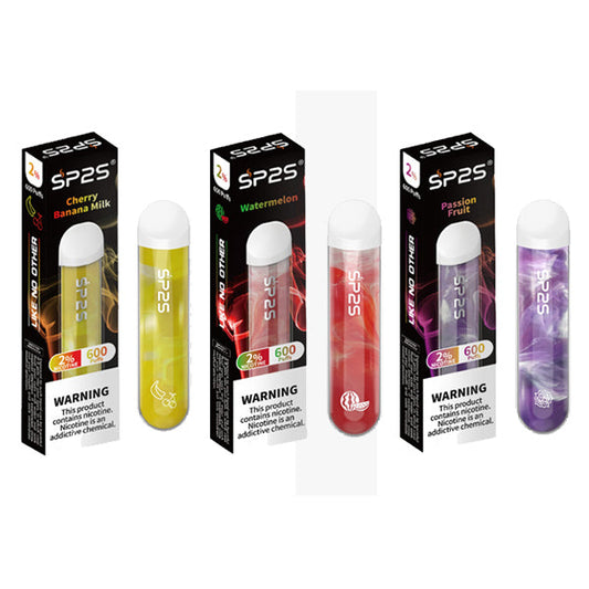 20mg SP2S Disposable Vape Device 600 Puffs (BUY 1 GET 1 FREE) | SP2S | Hall of Vape |  | Vaping Products