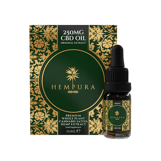 Hempura 250mg CBD Broad Spectrum Oil with terpenes - 10ml | Hempura | Hall of Vape |  | CBD Products