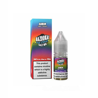 10mg Bazooka Sour Straws 10ml Nic Salts (50VG/50PG) | Bazooka | Hall of Vape |  | Vaping Products