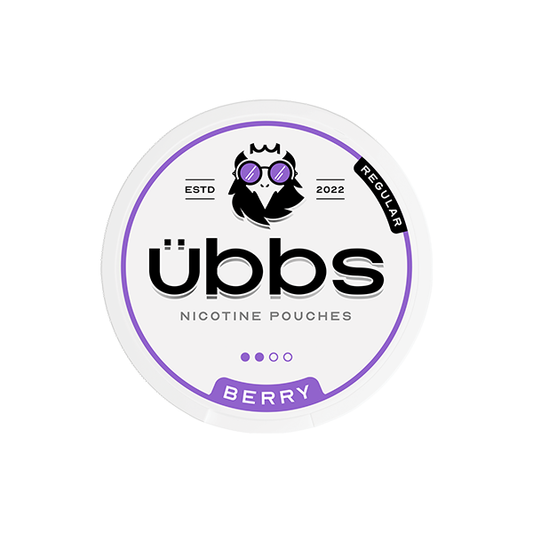 6mg Übbs Berry Regular Strength Nicotine Pouches - 20 Pouches | Übbs | Hall of Vape |  | Smoking Products