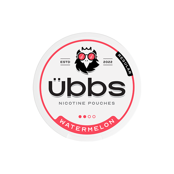 6mg Übbs Watermelon Regular Strength Nicotine Pouches - 20 Pouches | Übbs | Hall of Vape |  | Smoking Products