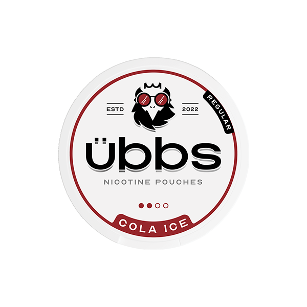 6mg Übbs Cola Ice Regular Strength Nicotine Pouches - 20 Pouches | Übbs | Hall of Vape |  | Smoking Products