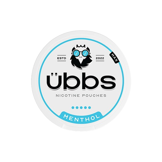 14mg Übbs Menthol Max Strength Nicotine Pouches - 20 Pouches | Übbs | Hall of Vape |  | Smoking Products