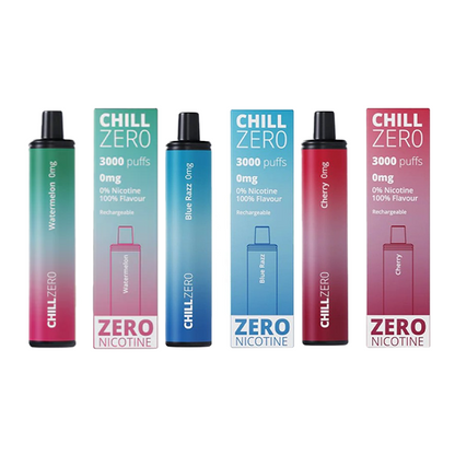 0mg Chill Zero Disposable Vape 3000 Puffs | Chill Zero | Hall of Vape |  | Vaping Products