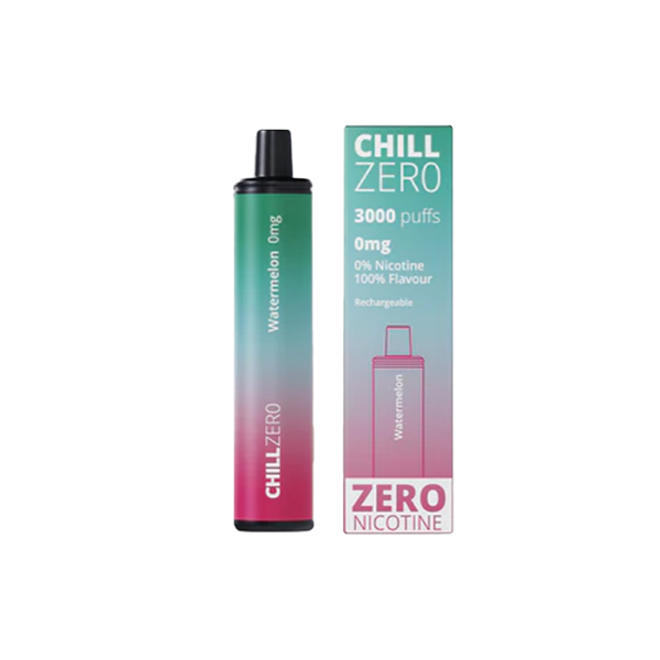 0mg Chill Zero Disposable Vape 3000 Puffs | Chill Zero | Hall of Vape |  | Vaping Products