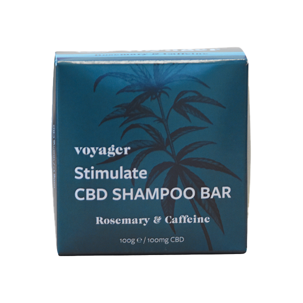 Voyager 100mg CBD Stimulate Shampoo Bar - 100g | Voyager | Hall of Vape |  | CBD Products