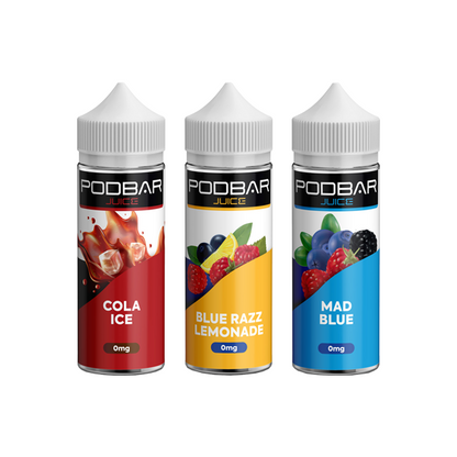 Podbar Juice by Kingston 100ml Shortfill 0mg (50VG/50PG)