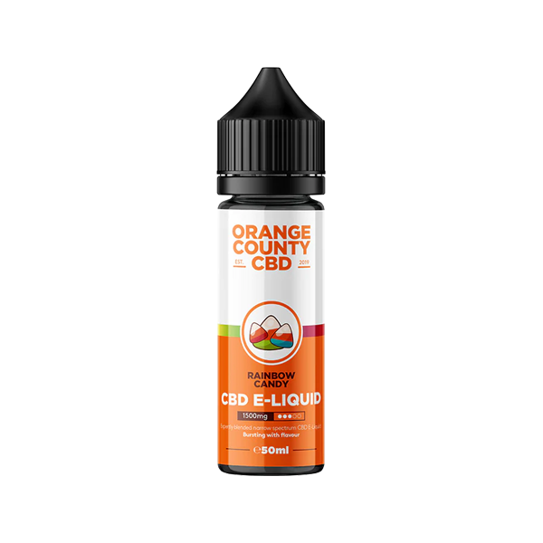 Orange County CBD 1500mg Broad Spectrum CBD E-liquid 50ml (60VG/40PG) | Orange County | Hall of Vape |  | CBD Products