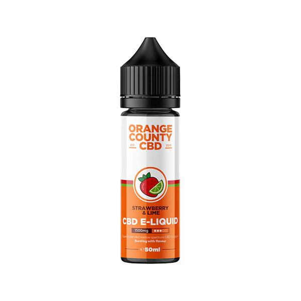 Orange County CBD 1500mg Broad Spectrum CBD E-liquid 50ml (60VG/40PG) | Orange County | Hall of Vape |  | CBD Products