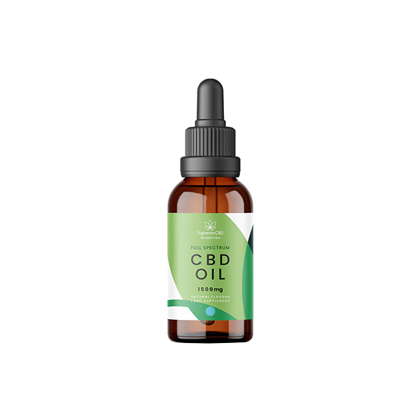 Supreme CBD 1500mg Full Spectrum CBD Tincture Oil - 30ml | Supreme CBD | Hall of Vape |  | CBD Products